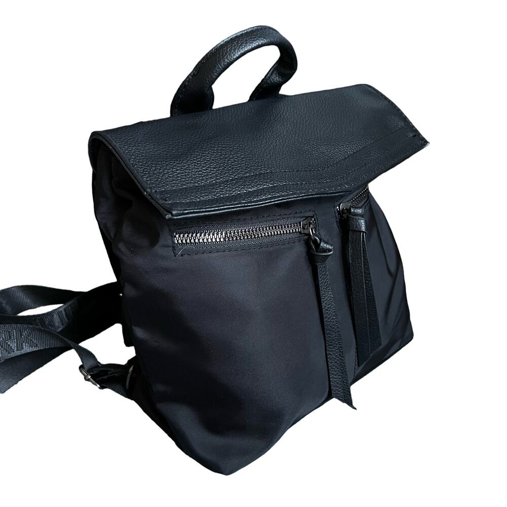 Botkier Black Nylon Backpack Women’s Travel Work Laptop Bag Adjustable Straps
